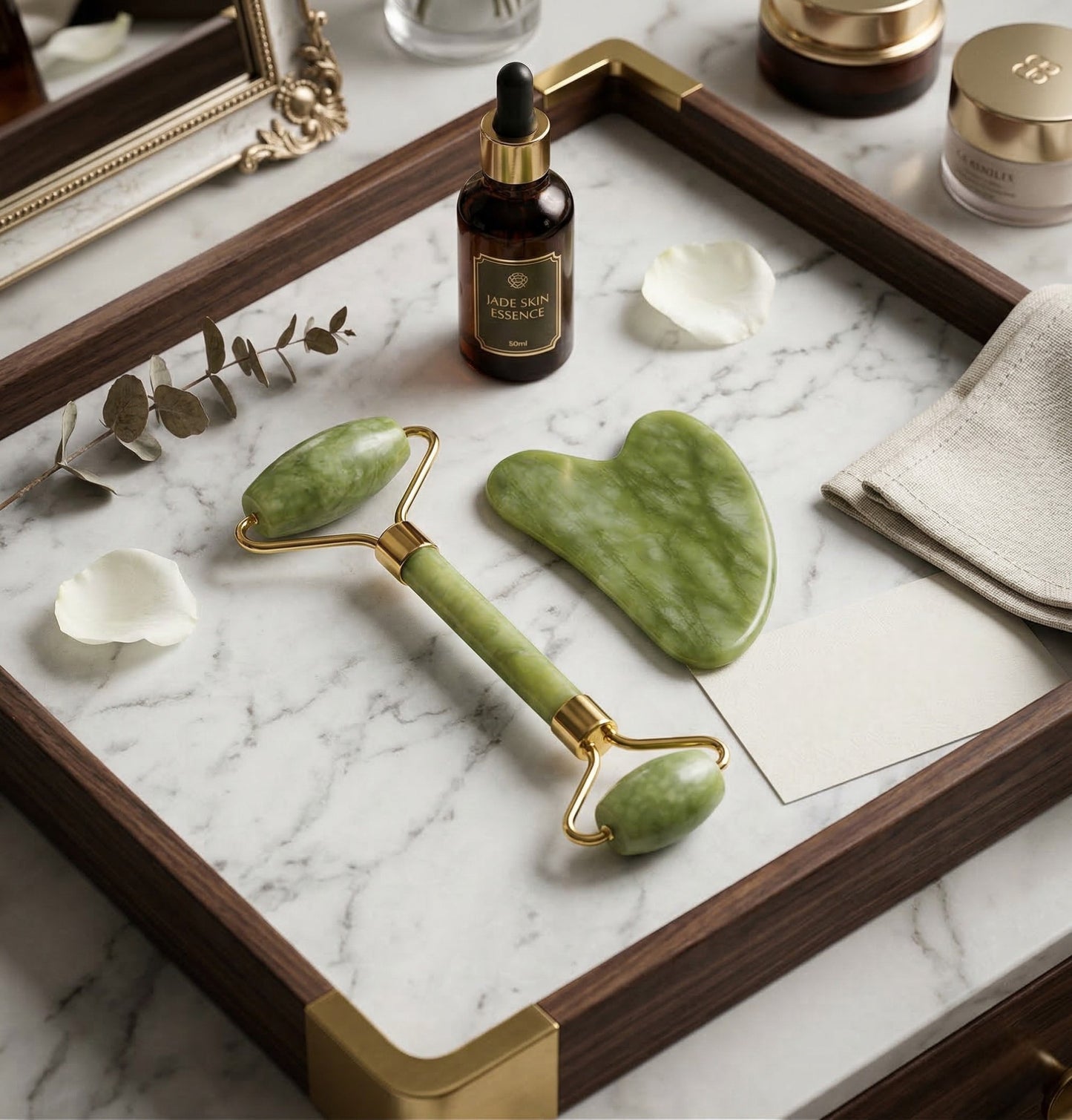 MIRALA · Gua Sha Facial — Drenaje y Contorno